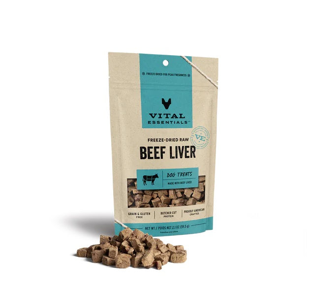 Beef Liver Dog Treats by Vital Essentials -Freeze Dried