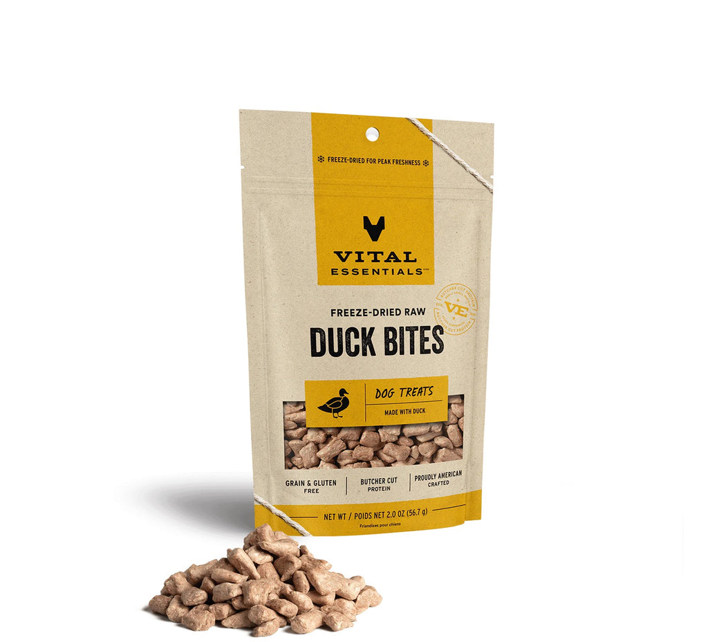 Duck Bites Dog Treats by Vital Essentials -Freeze Dried