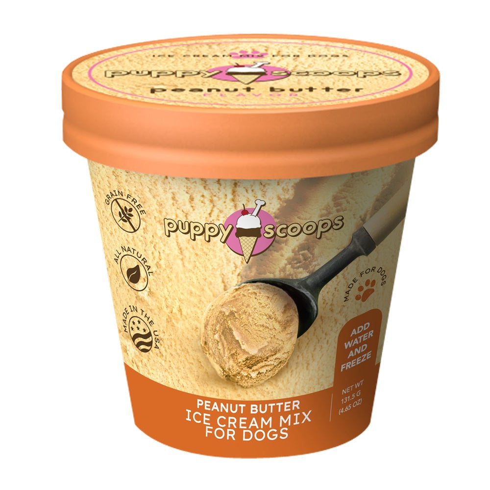 Peanut Butter Ice Cream Mix for Dogs