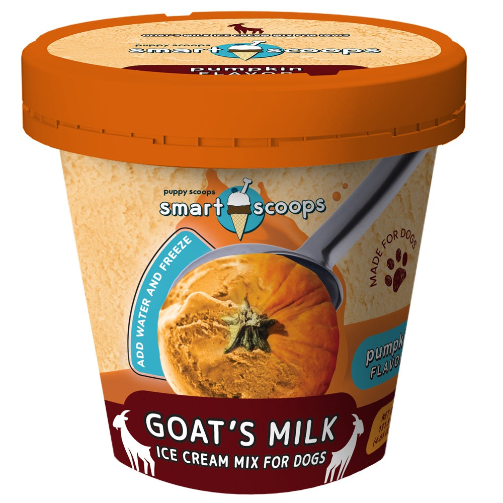 Pumpkin Goat's Milk Ice Cream Mix for Dogs