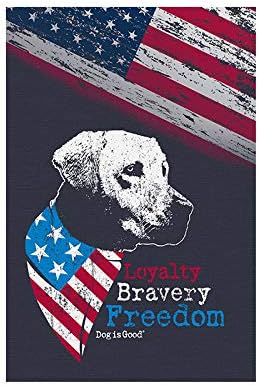Dog is Good Loyalty, Bravery, Freedom T-Shirt, Unisex
