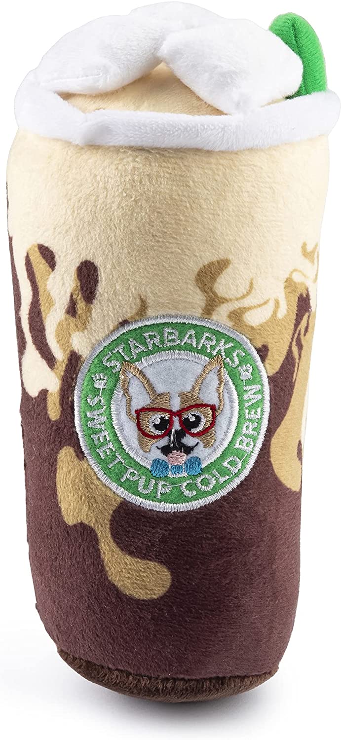 Starbarks Sweet Pup Cold Brew Plush Dog Toy