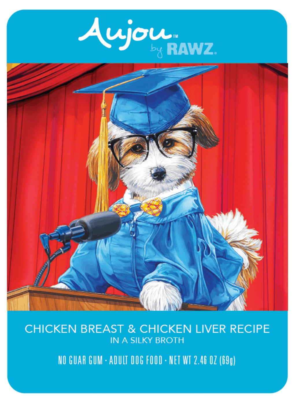 Chicken Breast & Chicken Liver Dog Food Recipe Pouch by Rawz