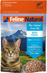Beef Freeze Dried Cat food by Feline Naturals