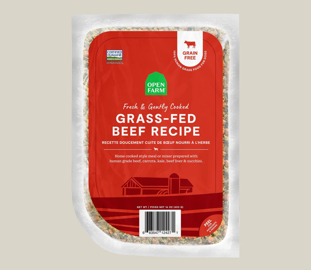 Beef Gently Cooked Dog Food by Open Farm, 16oz - No Shipping
