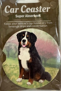 Bernese Mountain Dog Car Coaster
