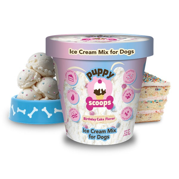 Ice Cream Mix for Dogs - Birthday Cake with Sprinkles