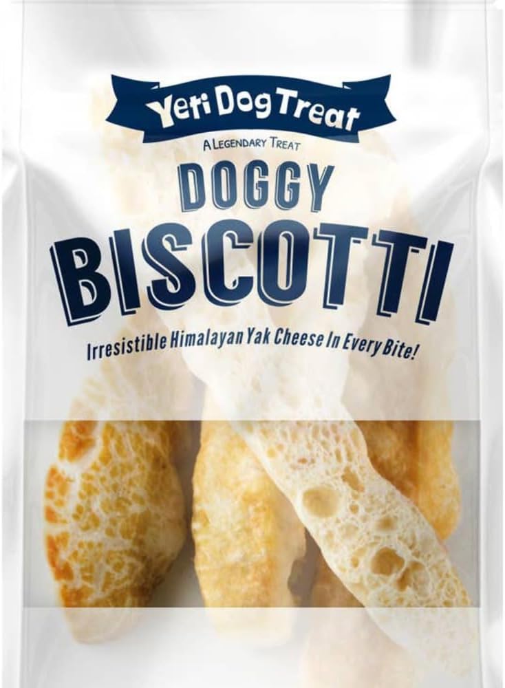Biscotti Natural Yak Cheese Dog Treats, 4 Pieces
