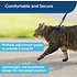 PetSafe Come With Me Kitty Nylon Cat Harness & Bungee Leash, Royal Blue/Navy