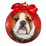 Bulldog Christmas Ornament