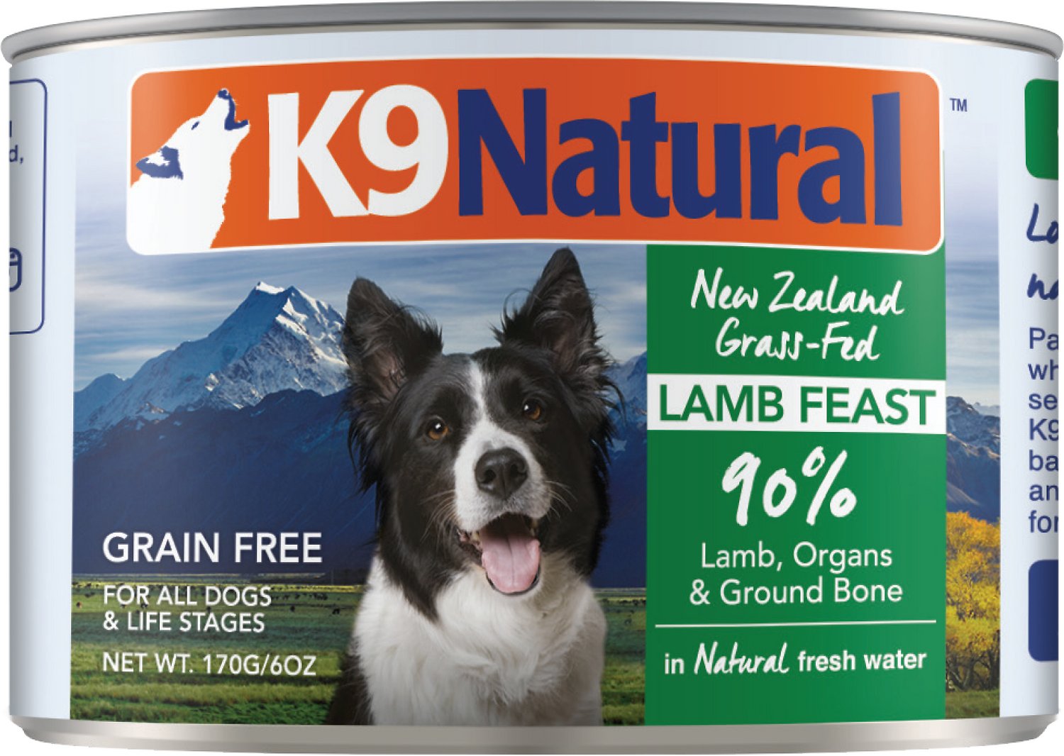 Lamb Canned Wet Dog Food by K9 Naturals