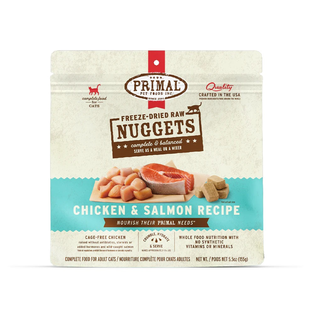 Freeze Dried Chicken & Salmon Cat Food