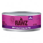Turkey Pate Canned Cat Food by Rawz 5.5oz can
