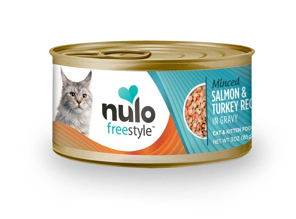 Salmon & Turkey FreeStyle Minced Wet Cat Food, 3oz