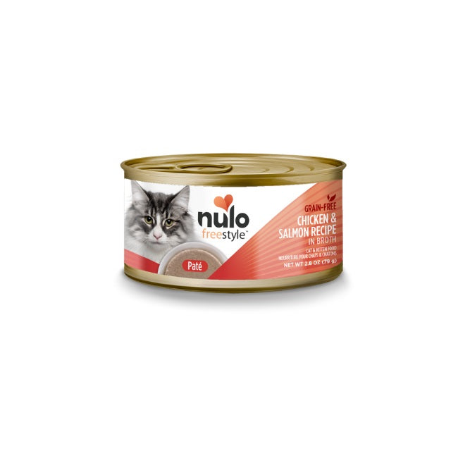 Freestyle Smooth Pate Grain Free Wet Cat Food by Nulo, 2.8oz