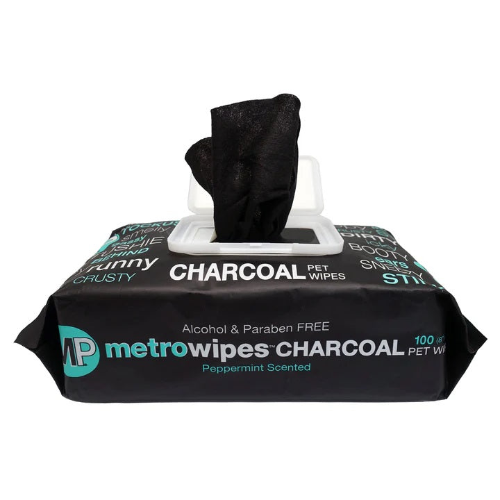 Pet Wipes - Charcoal Peppermint
