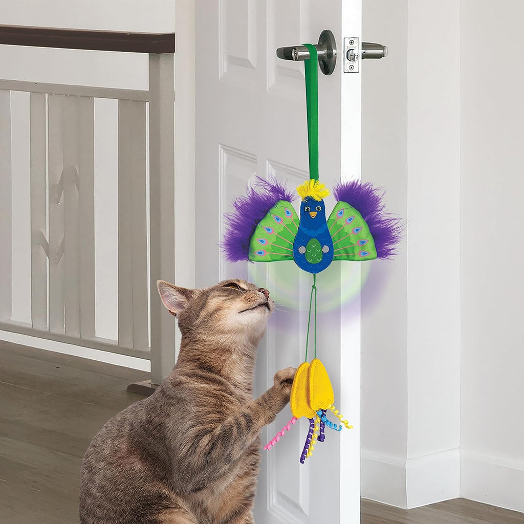 Connects Peacock Interactive Cat Toy by Kong