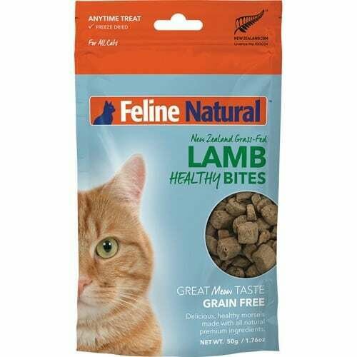 Lamb & Organs Healthy Bites Cat Treats by Feline Naturals, 1.76oz