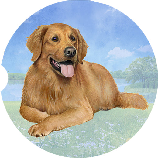 Golden Retriever Car Coaster