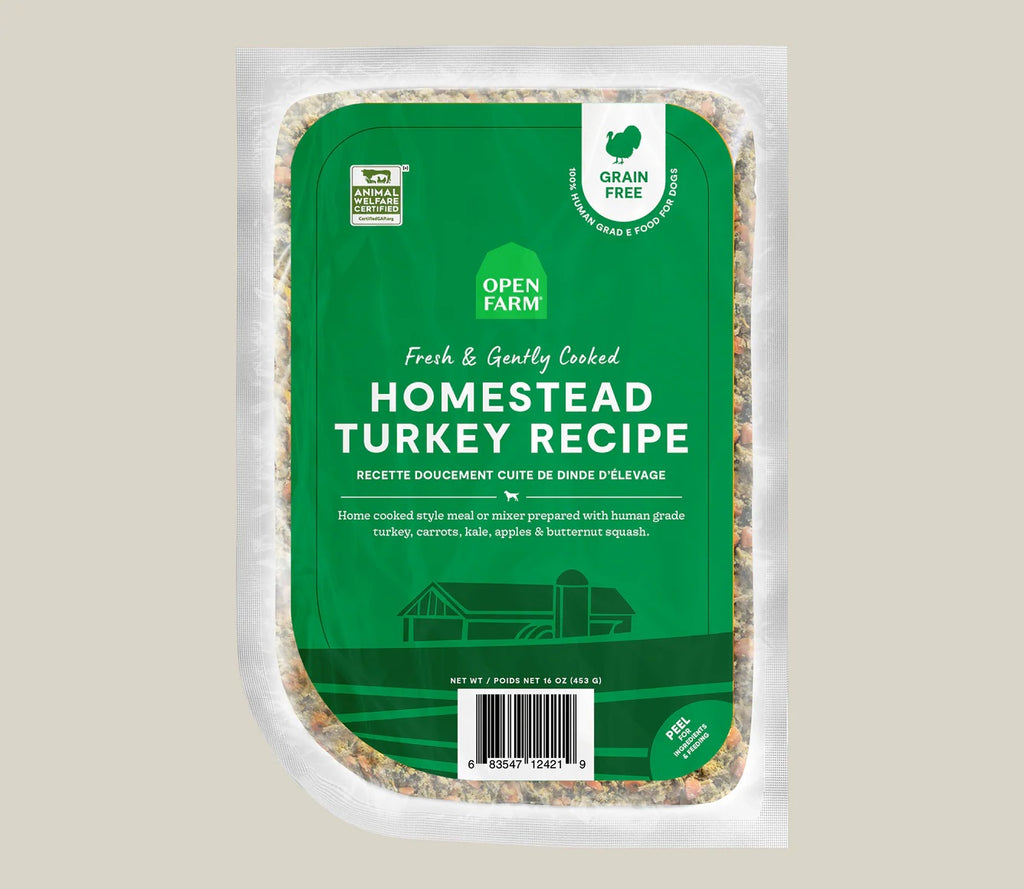 Turkey Gently Cooked Dog Food by Open Farm, 16oz - No Shipping