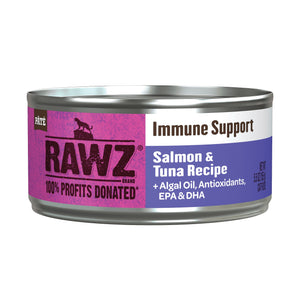 Salmon & Tuna Pate Cat Food by Rawz, 5.5oz - Immune Support