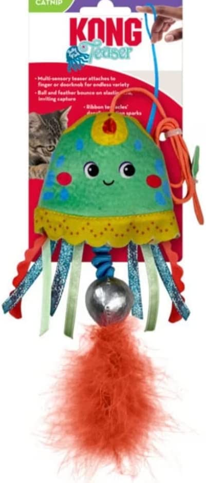 Jellyfish Cat Teaser, Assorted Cat Toy by Kog