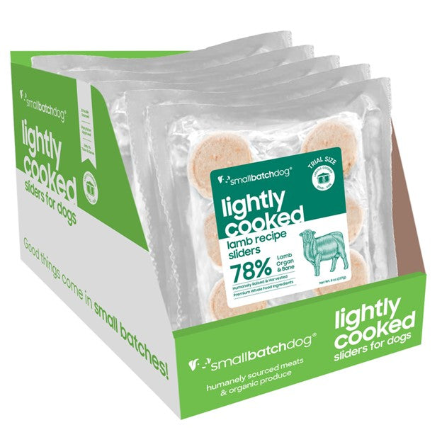 Frozen Lightly Cooked Lamb Dog Food by Smallbatch - No Shipping