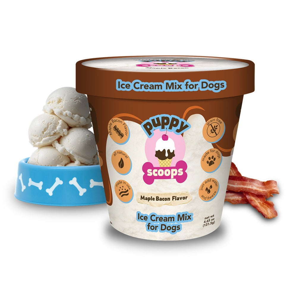 Maple Bacon Ice Cream Mix for Dogs