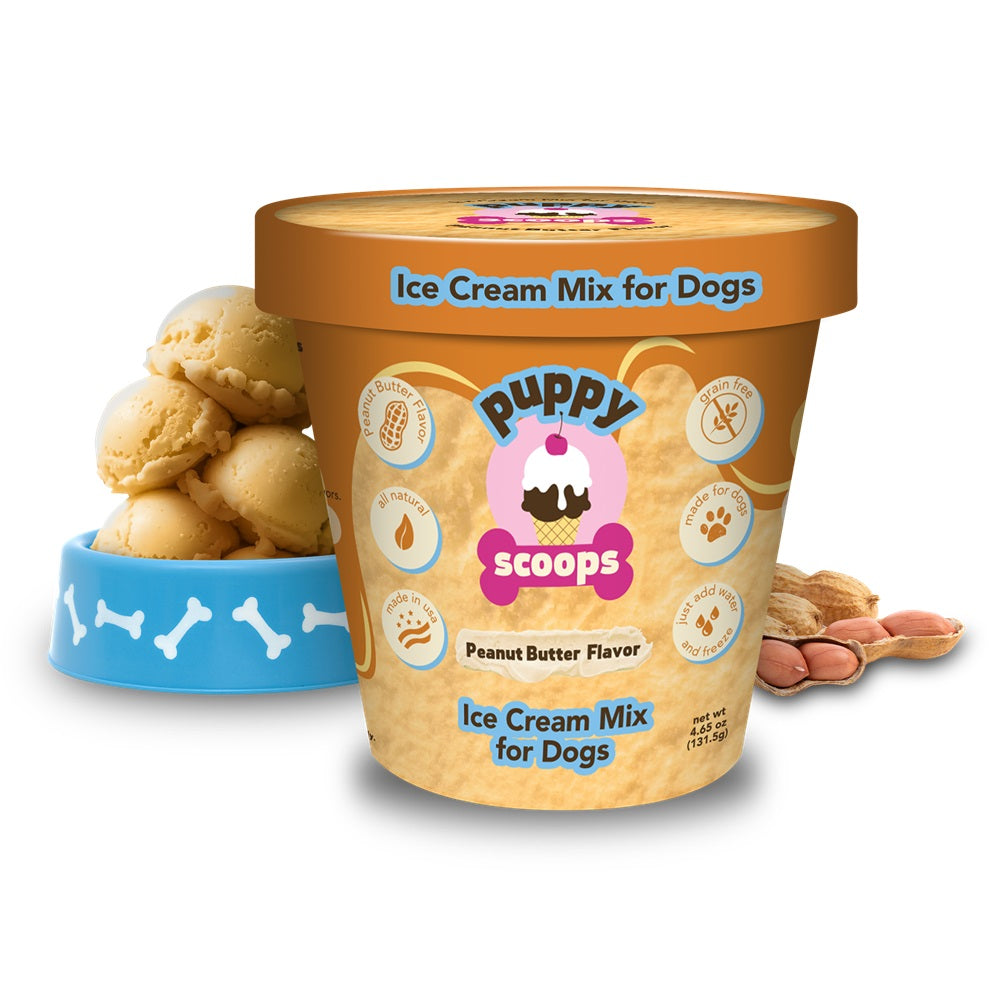 Peanut Butter Ice Cream Mix for Dogs