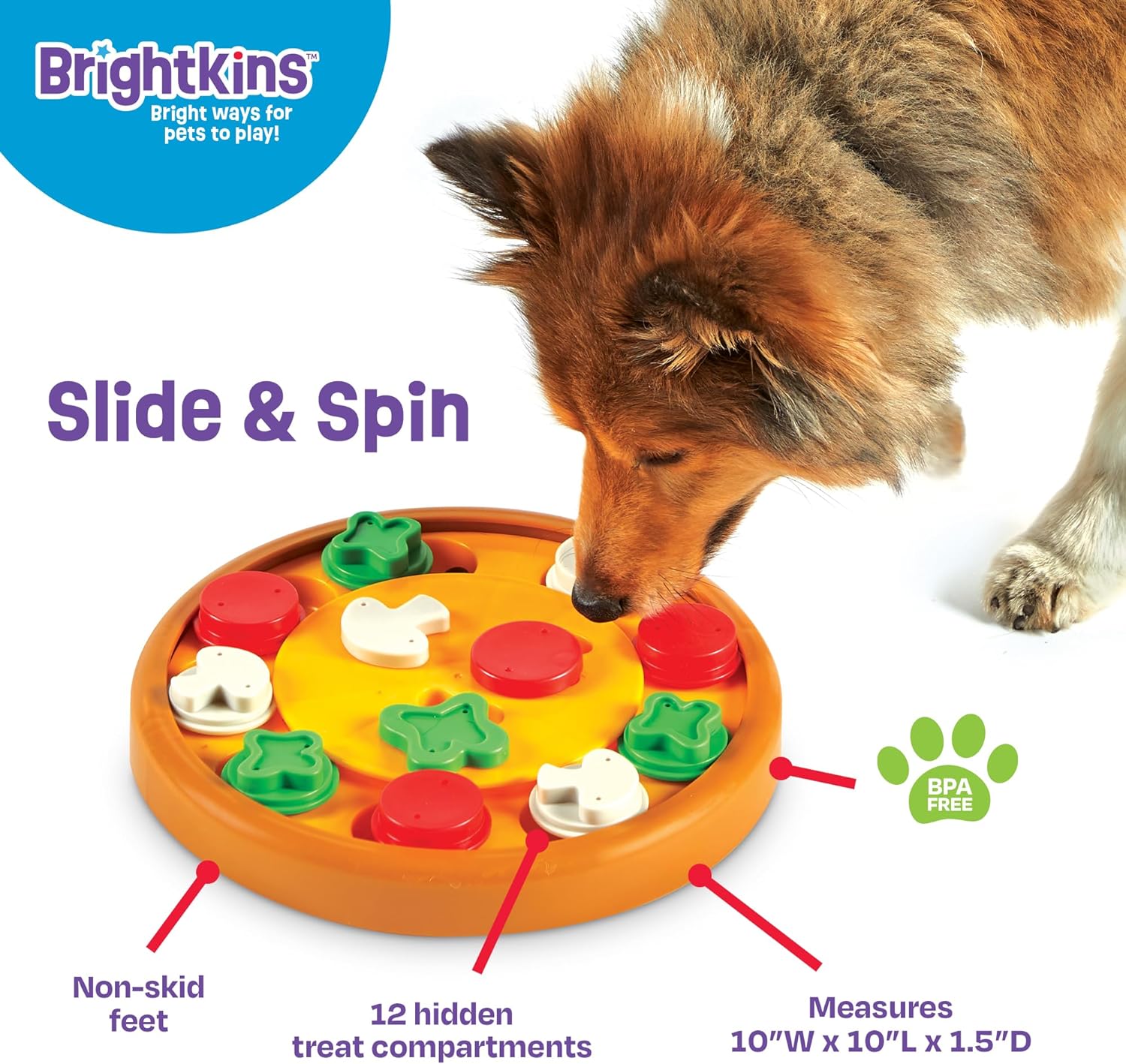 Pizza Party! Treat Puzzle for Dogs