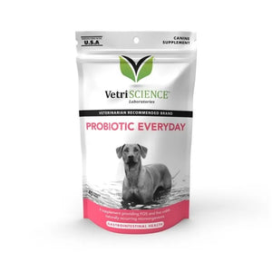 Probiotic Everyday Gut Health Supplement for Dogs Chews