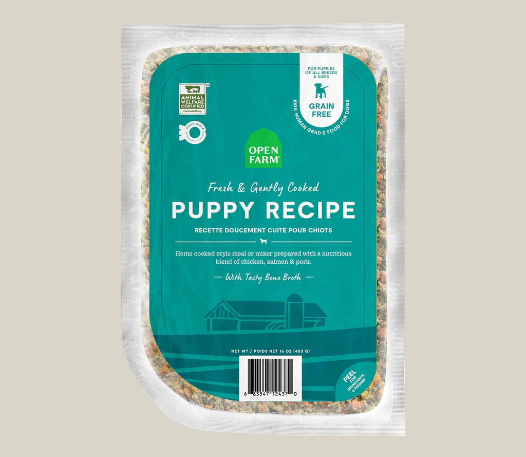 Puppy Gently Cooked Dog Food by Open Farm, 16oz - No Shipping