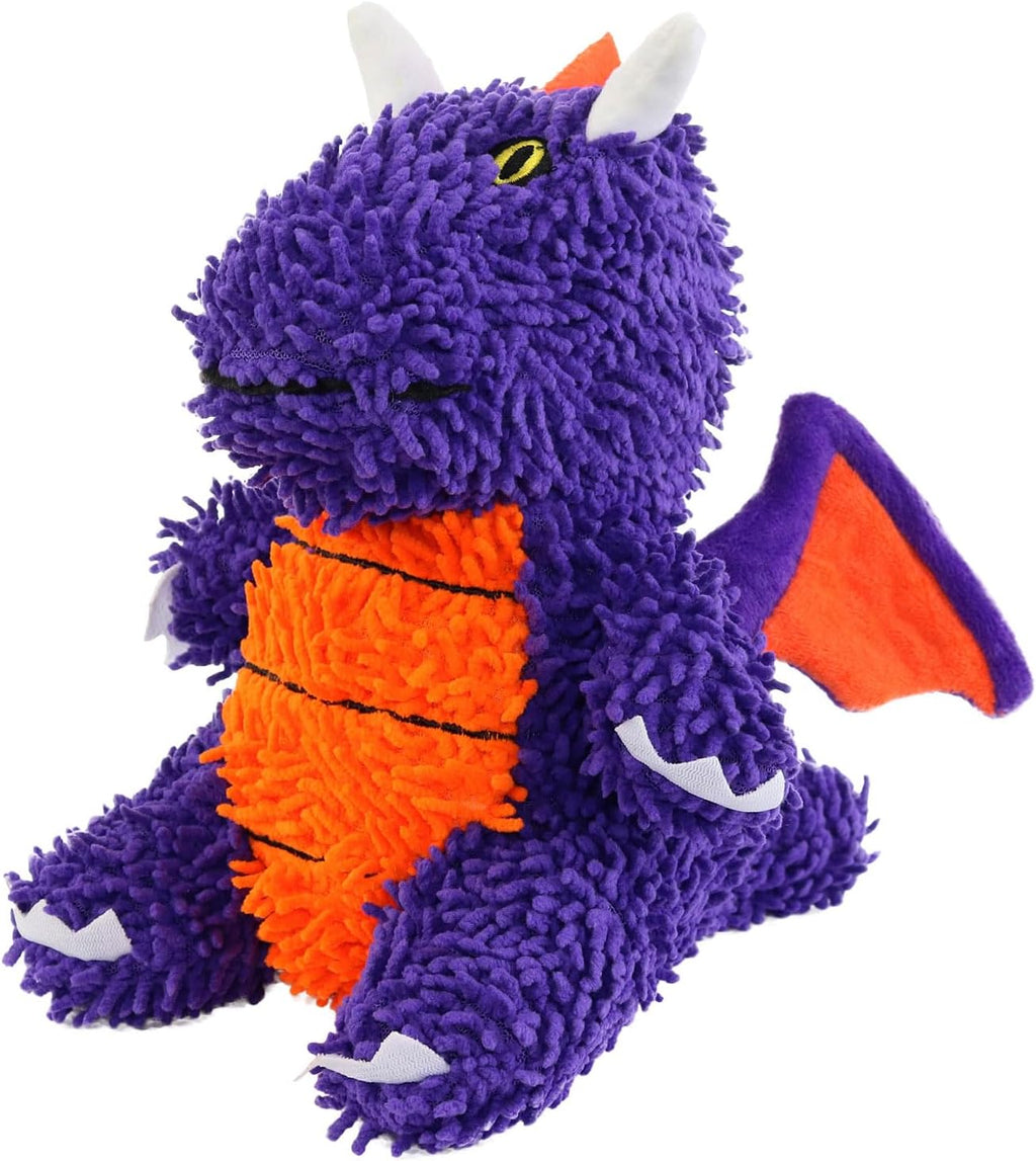 Microfiber Ball Purple Dragon Dog Toy