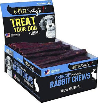 Rabbit Chews Dog Treat by Etta Says!