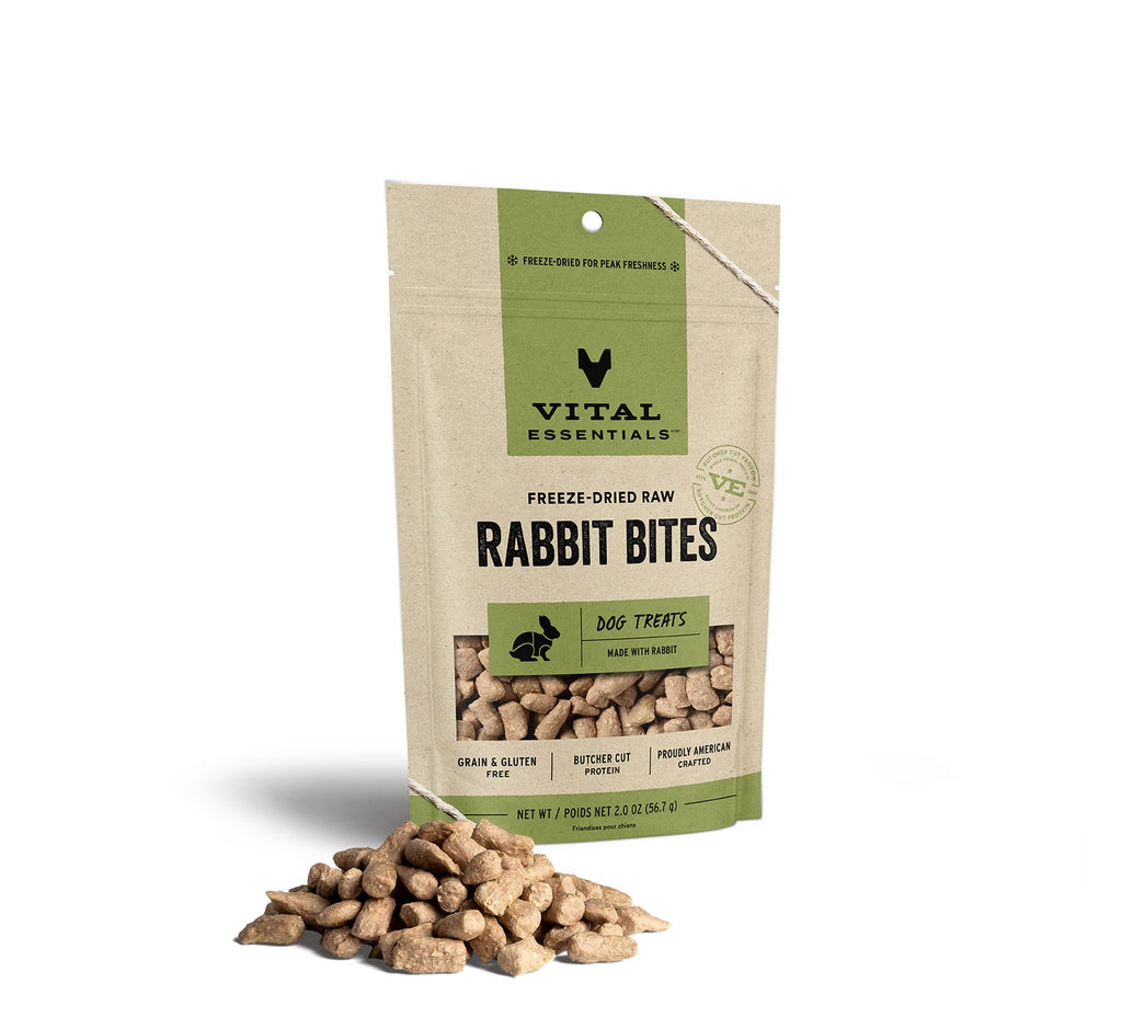 Rabbit Bites Dog Treats by Vital Essentials -Freeze Dried