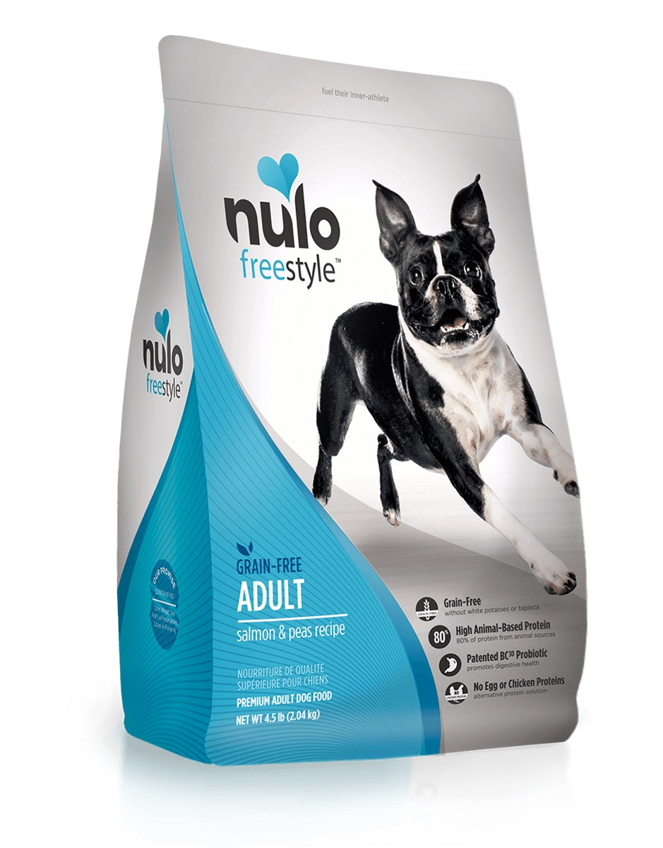 FreeStyle High-Protein Kibble Salmon & Peas recipe by Nulo