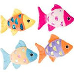 Shimmer Glimmer Fish With Catnip Cat Toy Assorted Colors
