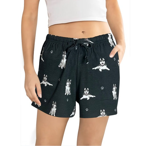 Siberian Husky Pajama Shorts - Soft!