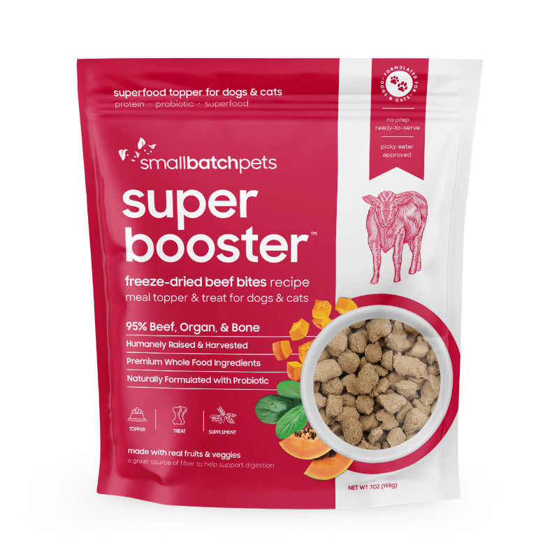 Beef Freeze-Dried Probiotic Dog & Cat Treats By Smallbatch