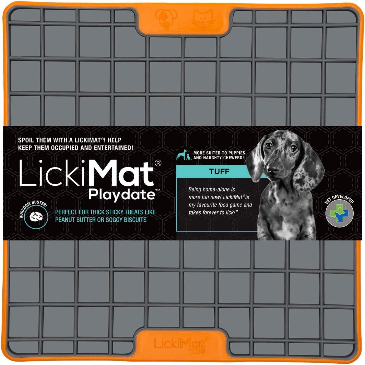 LickiMat Tuff Playdate - For Strong Chewers