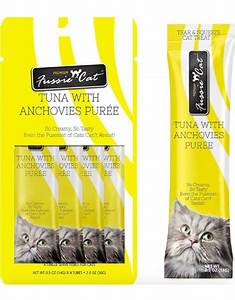 Tuna with Anchovies Puree Treat for Cat by Fussie Cat