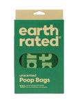 Easy-Tie Handle Poop Bags- Unscented, 120 Bags