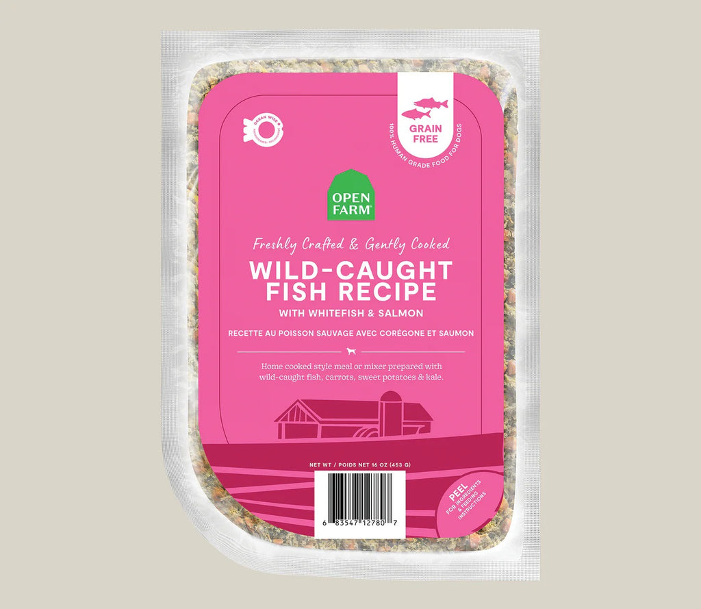 Wild-Caught Fish Gently Cooked Dog Food by Open Farm, 16oz - No Shipping