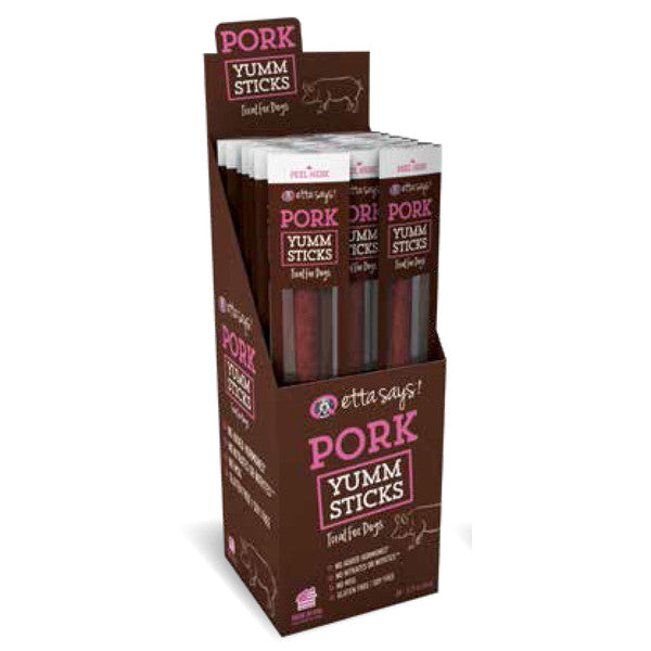Pork Yumm Sticks for Dogs by Etta Says!