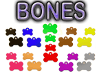 ID Tag for Dogs and Cats - Bones Shape