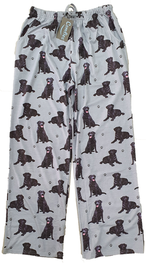 Labrador (Black) Pajama Pants - Unisex  (Fabric Colors Vary)