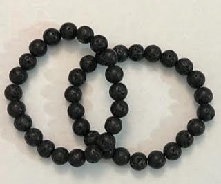 Energy & Lava Bead Bracelets  8MM