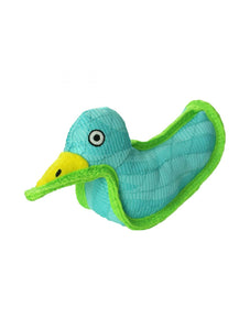 Dura Force Duck Tiger Blue-Green Dog Toy