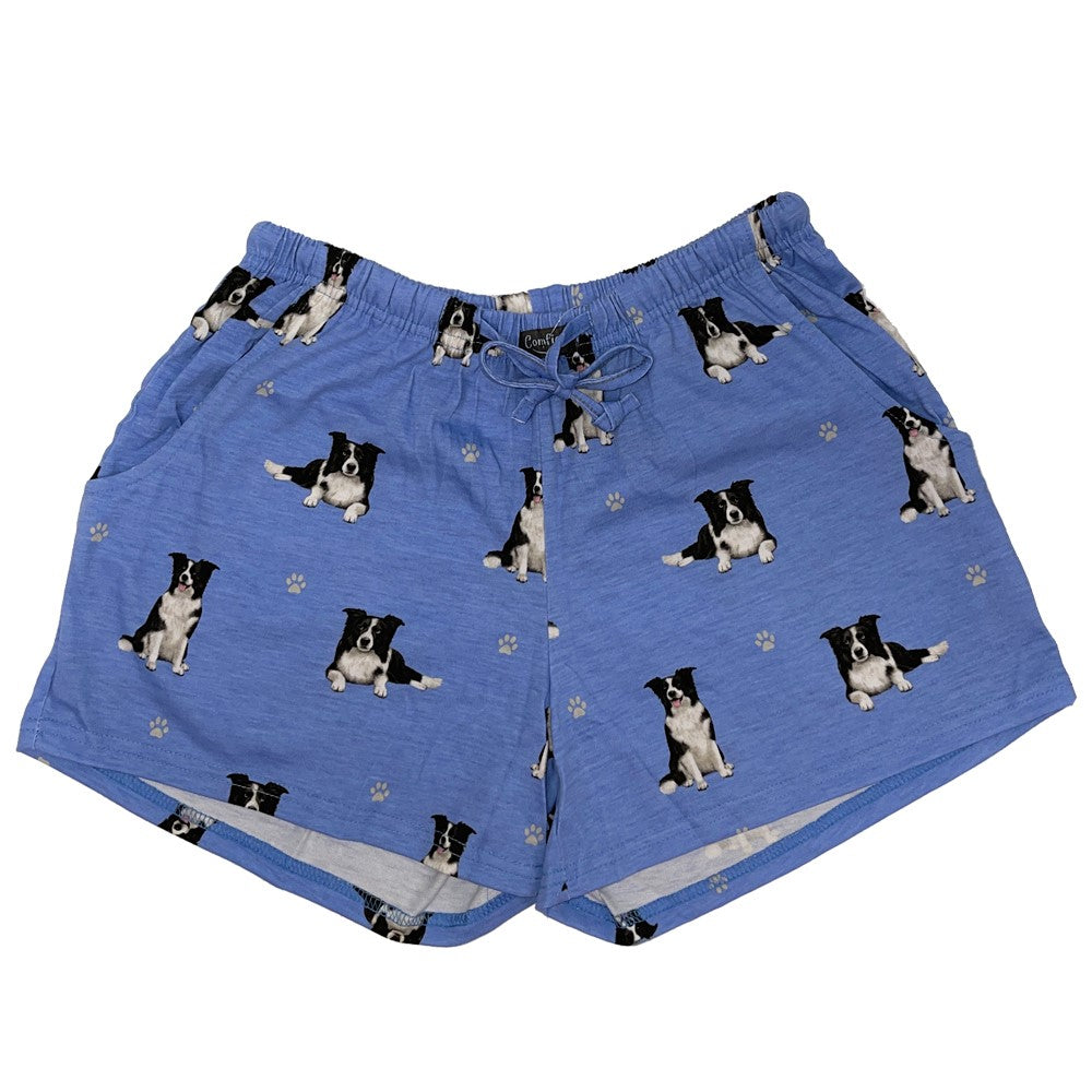 Border Collie Pajama Shorts - Unisex