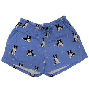 Border Collie Pajama Shorts - Unisex